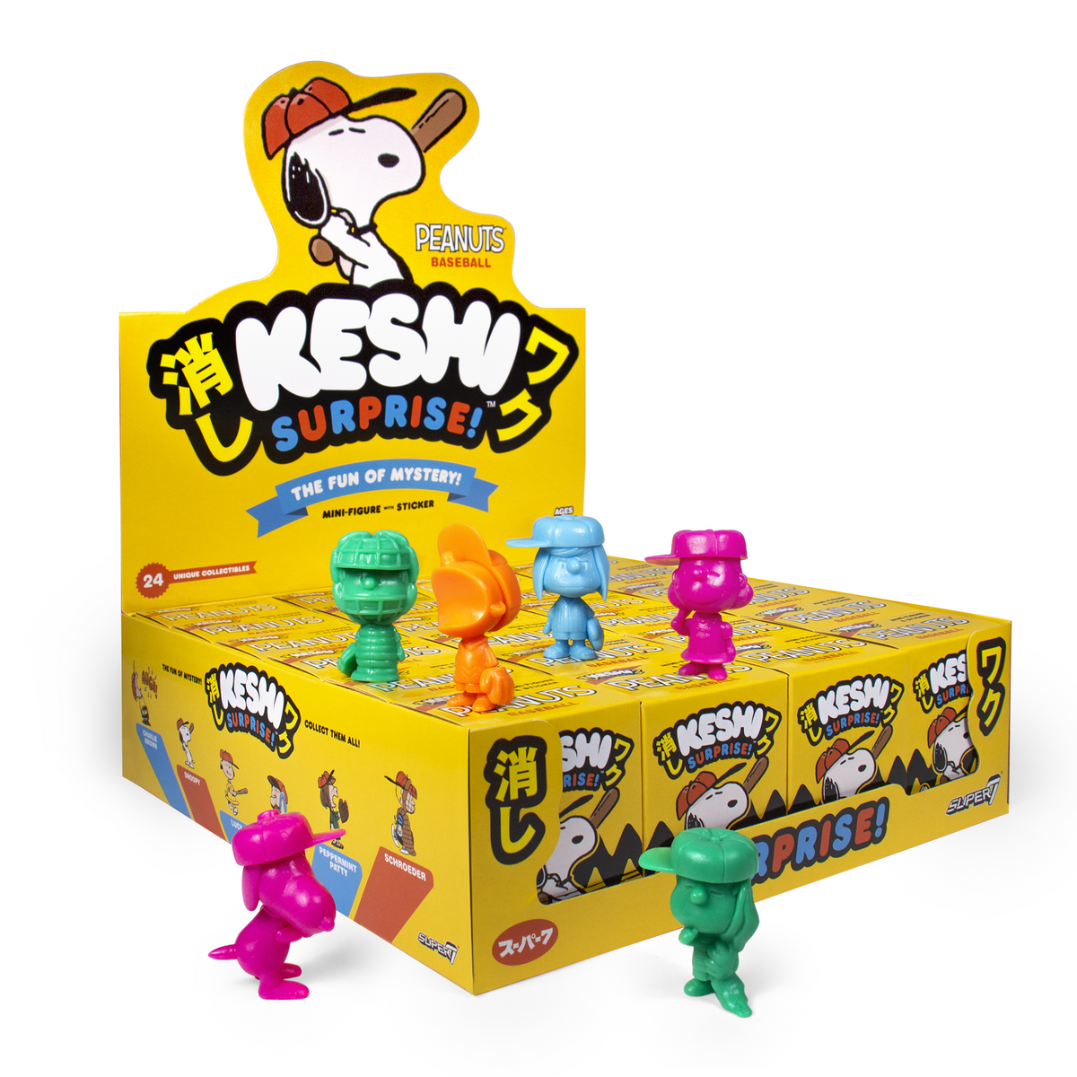 Peanuts Keshi Surprise - Peanuts Baseball Flat