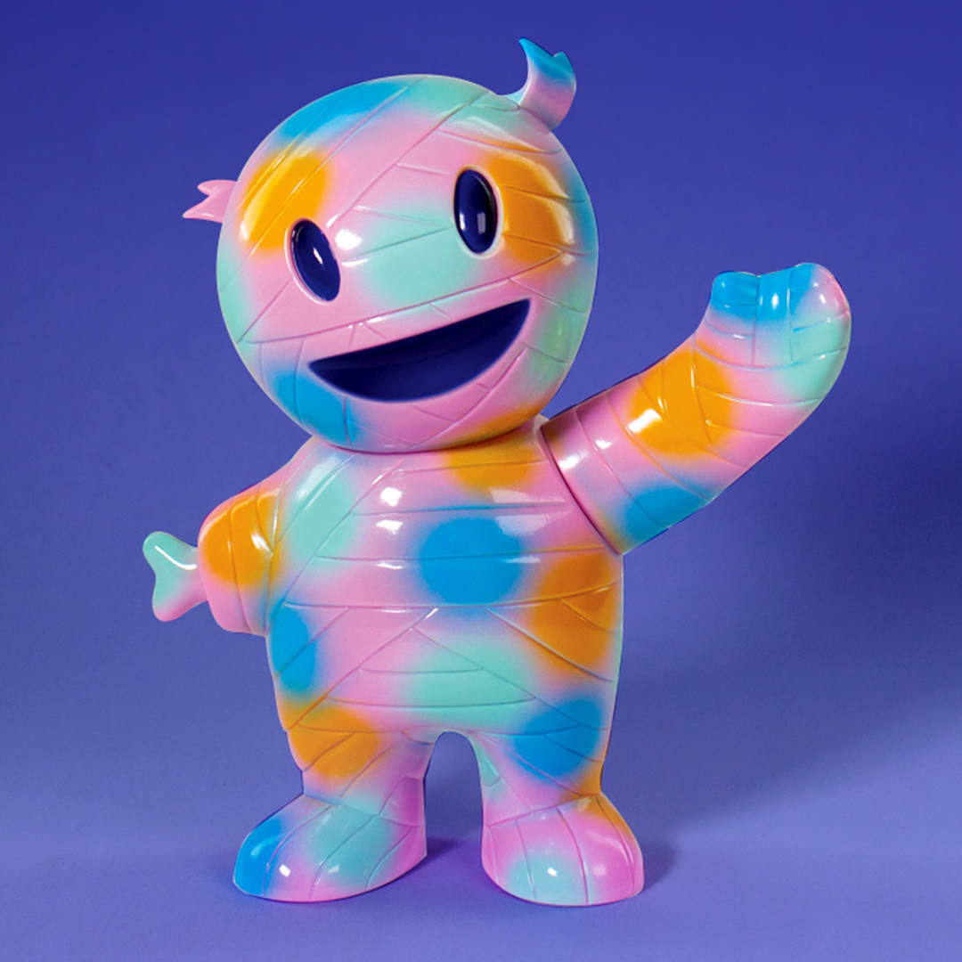 Japanese Vinyl - Mummy Boy (Pink Spots)