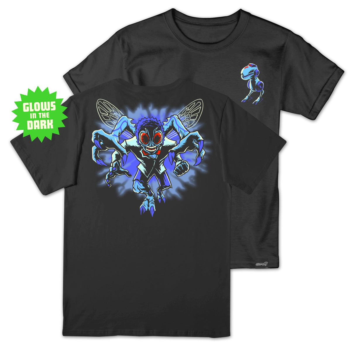 Teenage Mutant Ninja Turtles T-Shirt - Baxter Stockman Glow-in-the-Dark (SDCC 2020)