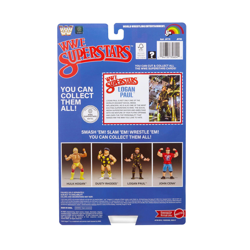 LJN  WWE Superstars Logan Paul Action Figure