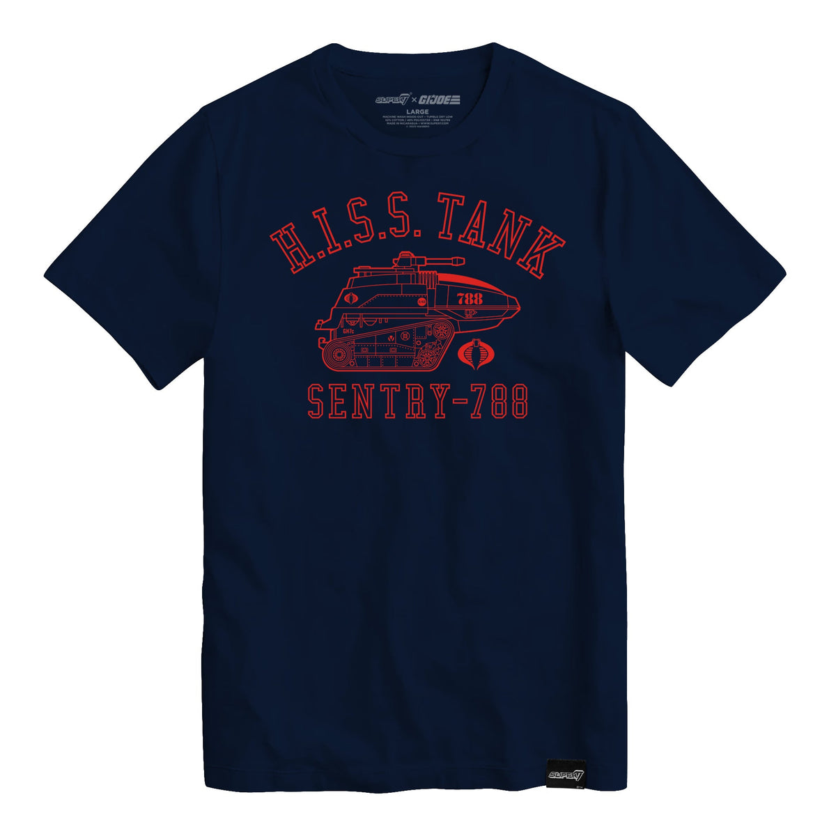 G.I. Joe Hiss Tank T-shirt - NAVY