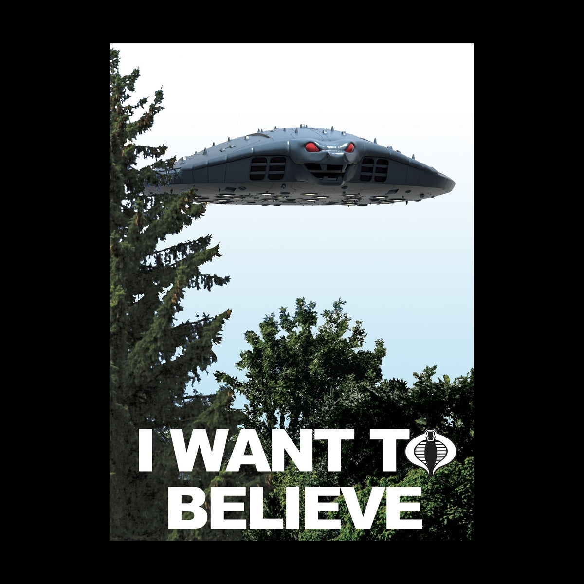 G.I. Joe I Want To Believe Mothership T-shirt