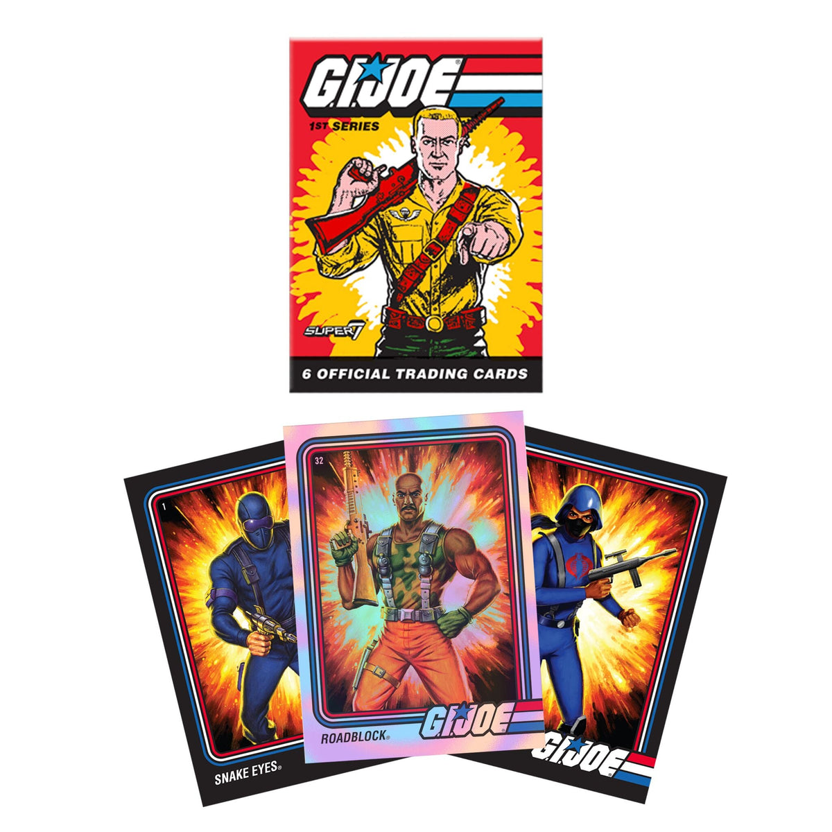 G.I. Joe Trading Cards - Series 1 - Flats Containing 24 Wax Packs