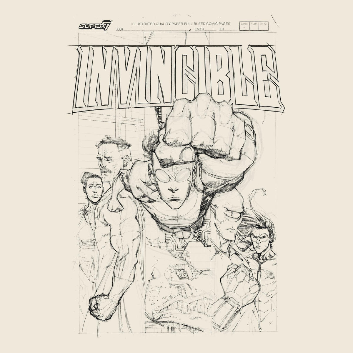 Invincible T-Shirts - Concept Art Poster