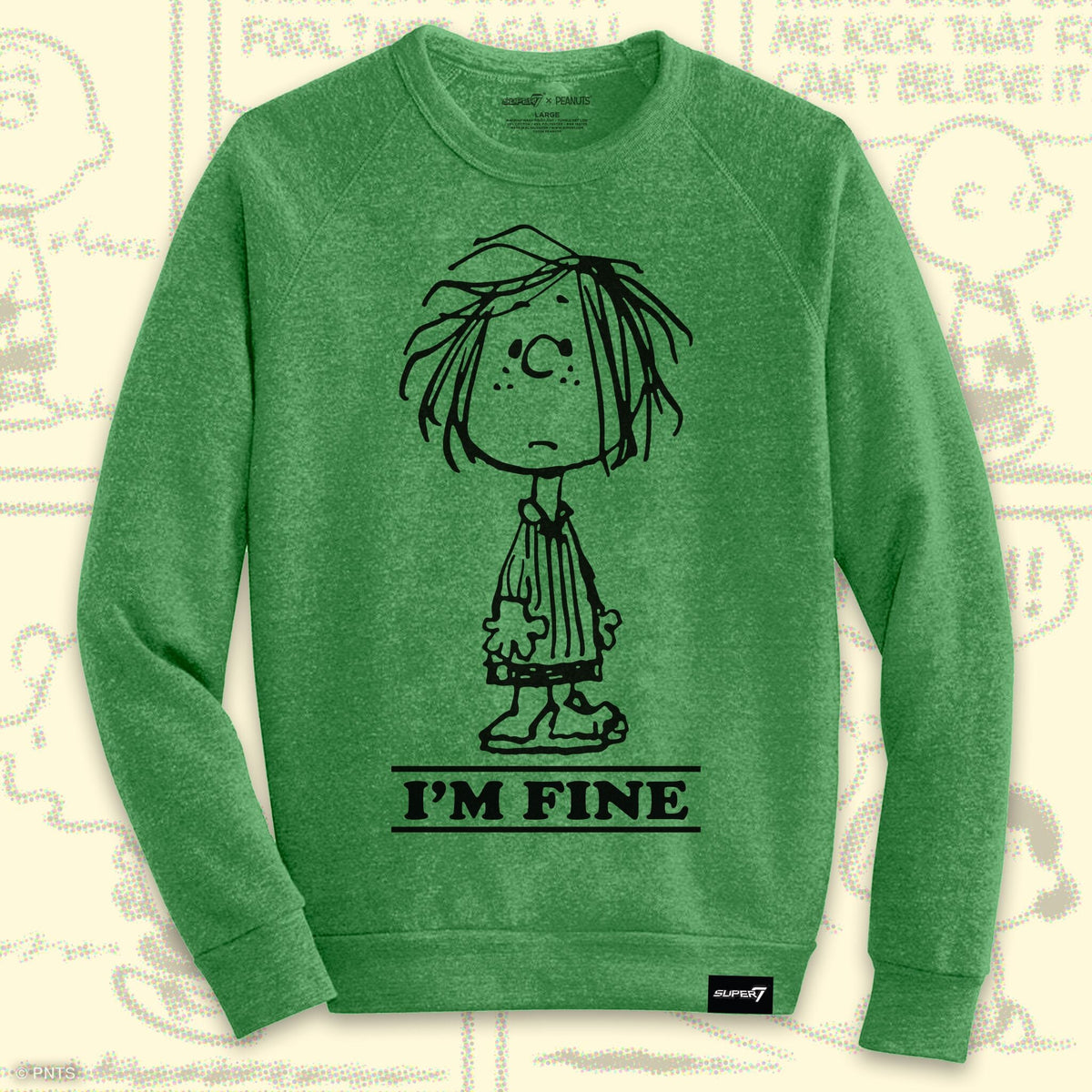 Peanuts Fleece Peppermint Patty "I'm Fine"