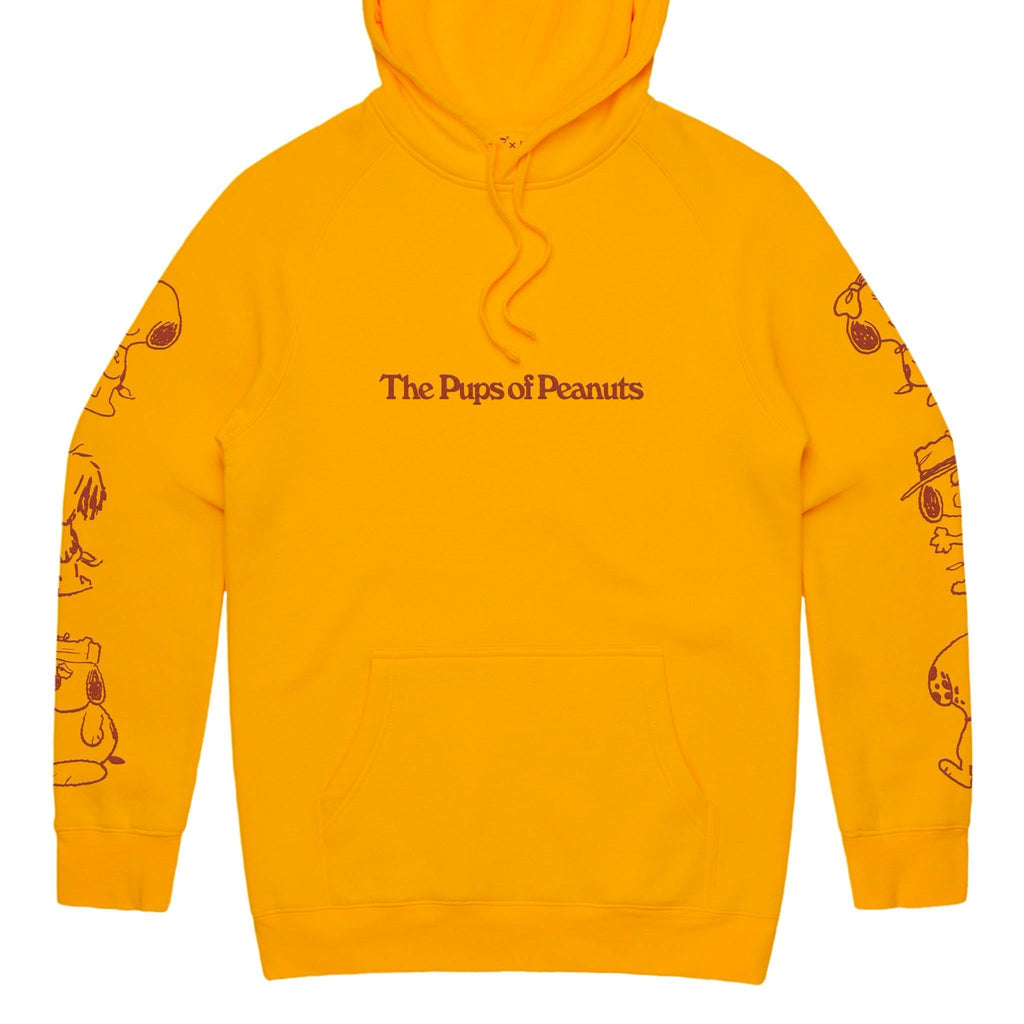 Peanuts Fleece - Family (Hoodie, Orange)