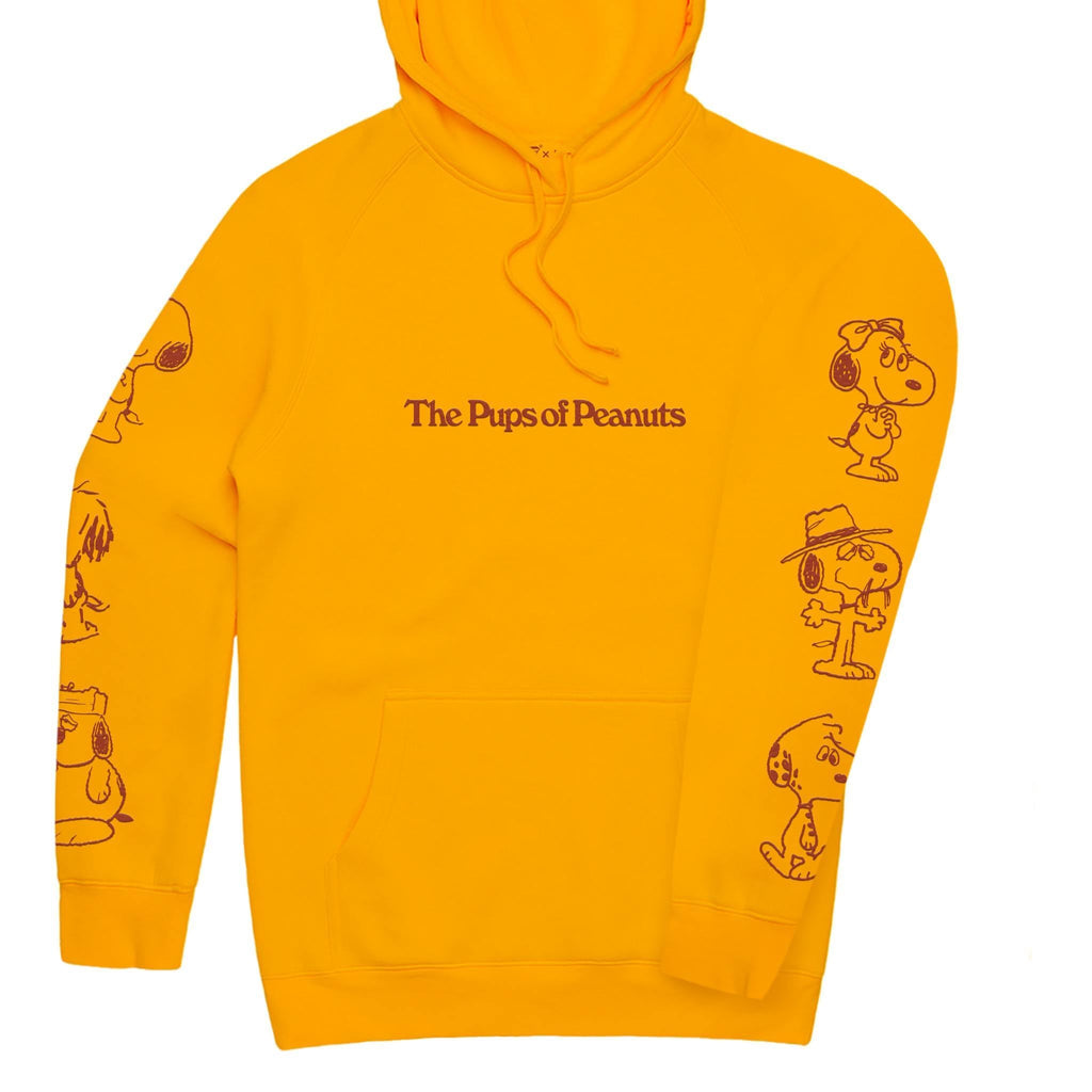 Peanuts Fleece - Family (Hoodie, Orange)