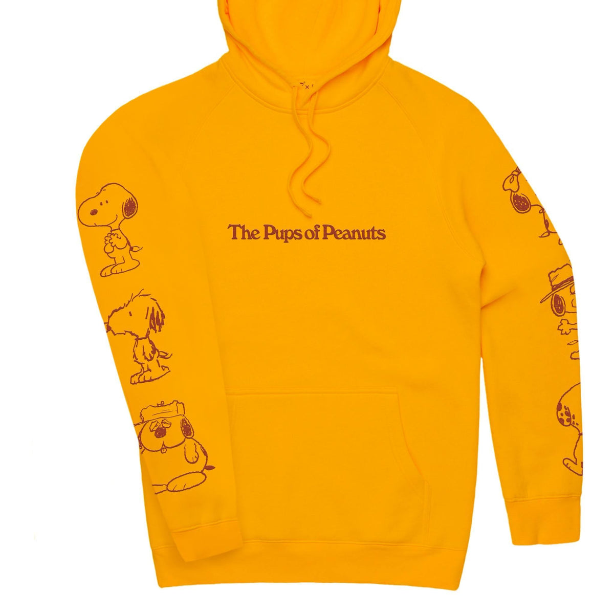 Peanuts Fleece - Family (Hoodie, Orange)
