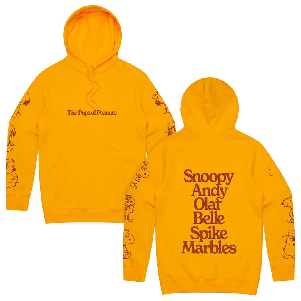 Peanuts Fleece - Family (Hoodie, Orange)
