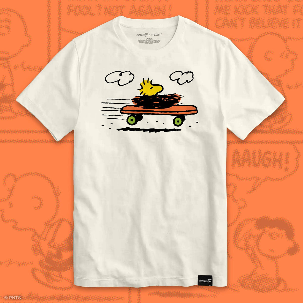 Peanuts Woodstock Skateboard Tshirt