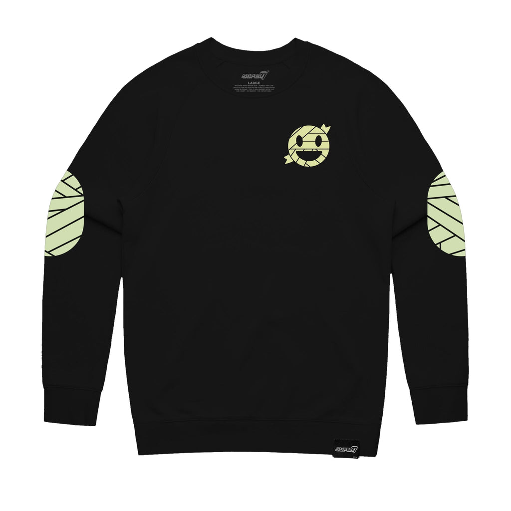 Super7 Mummy Boy Elbow Print Crewneck