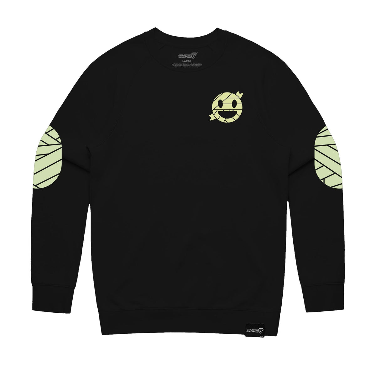 Super7 Mummy Boy Elbow Print Crewneck
