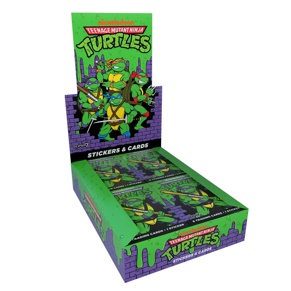 Teenage Mutant Ninja Turtles Wax Packs  - Trading Cards Wax Packs Flat Box