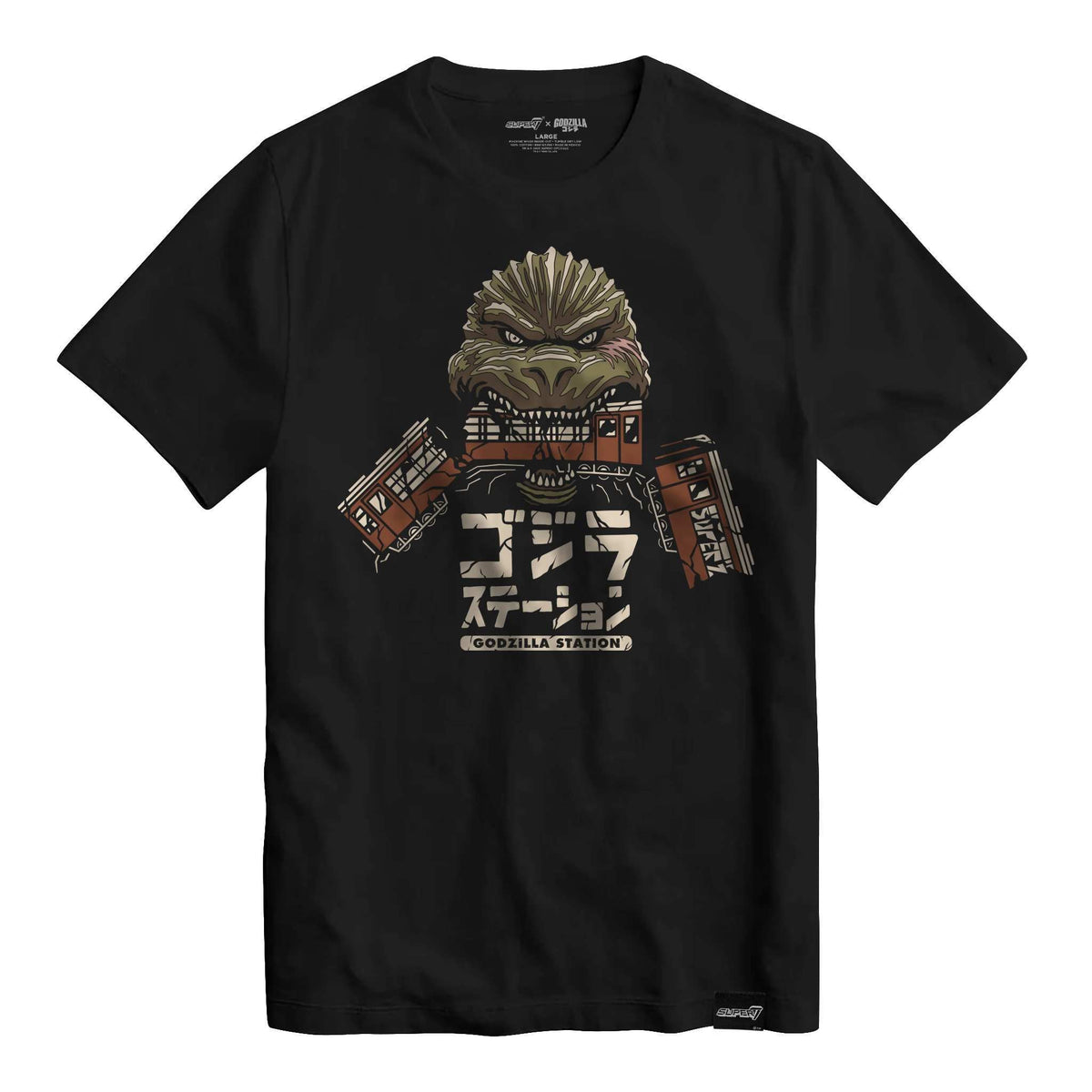 Toho T-Shirts - Godzilla Train Biter Tee