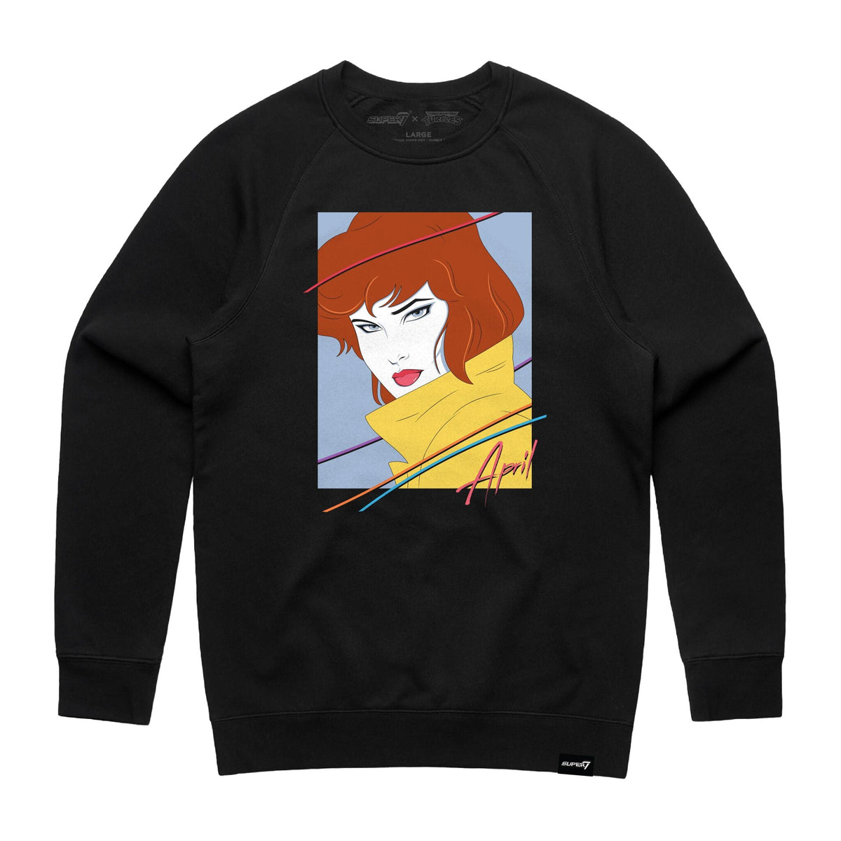Teenage Mutant Ninja Turtles Fleece - 80s April Crewneck