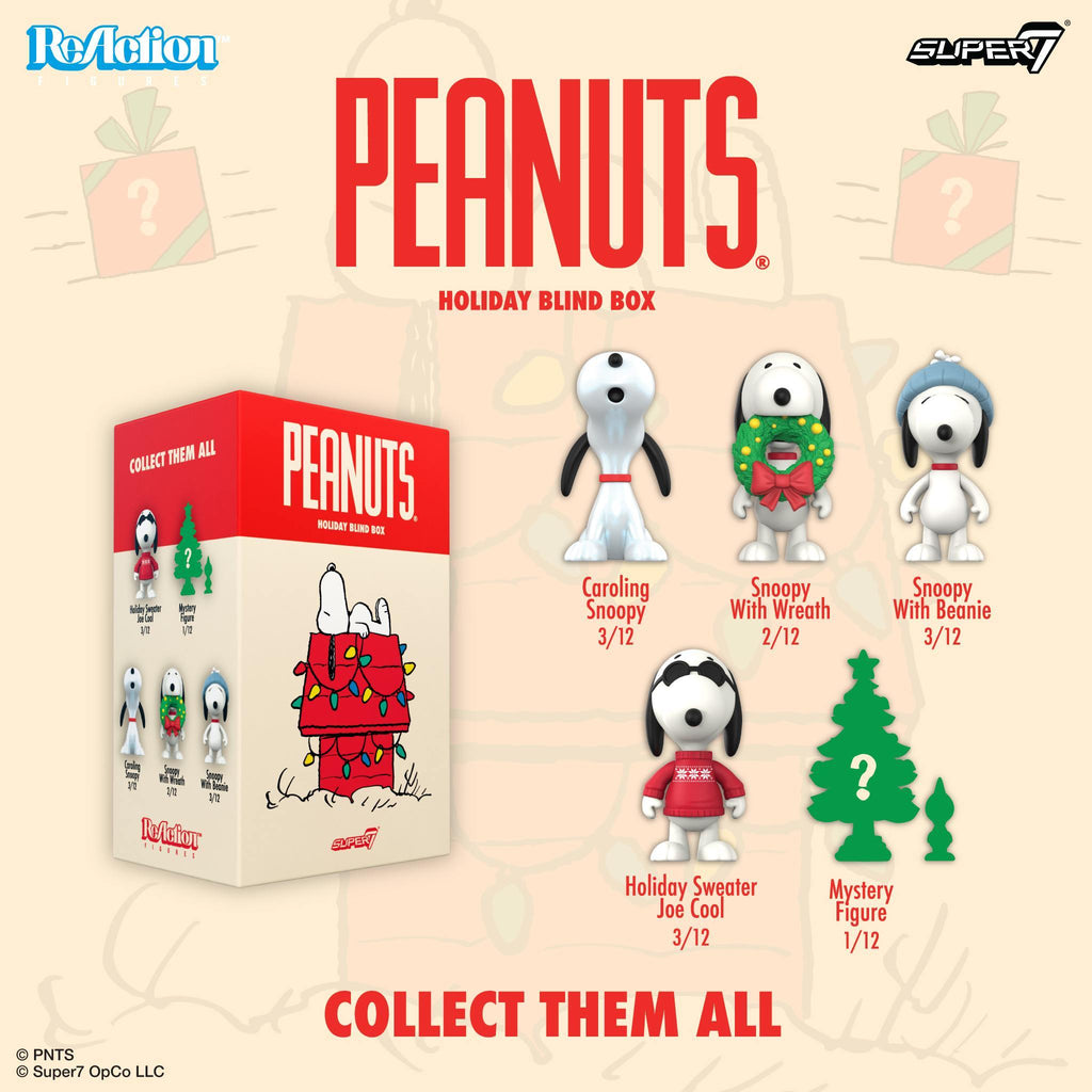 Peanuts ReAction Blind Box Wave 11 (Snoopy Holiday) - Blind Box Flat