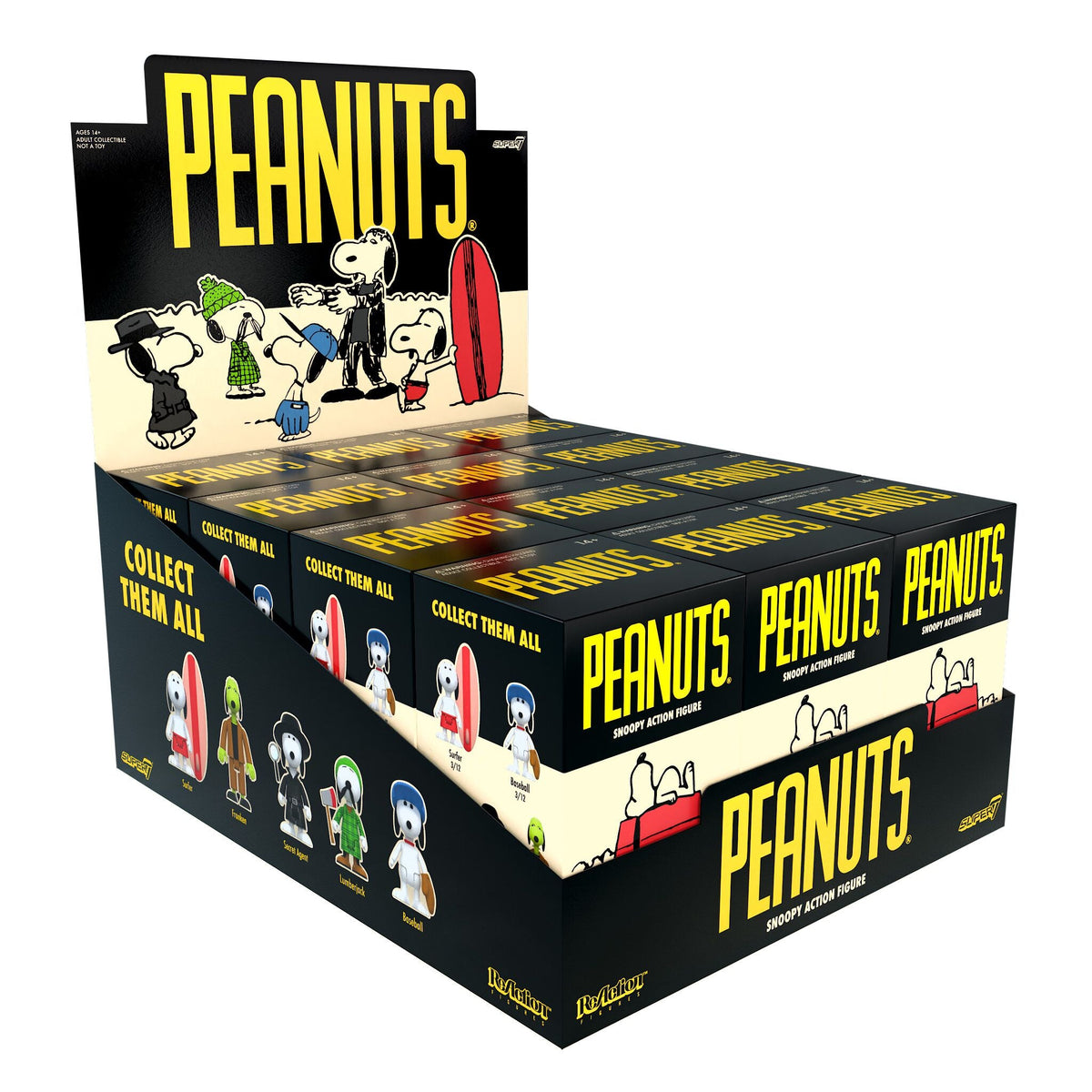 Peanuts ReAction Snoopy Blind Box - Blind Box Flat
