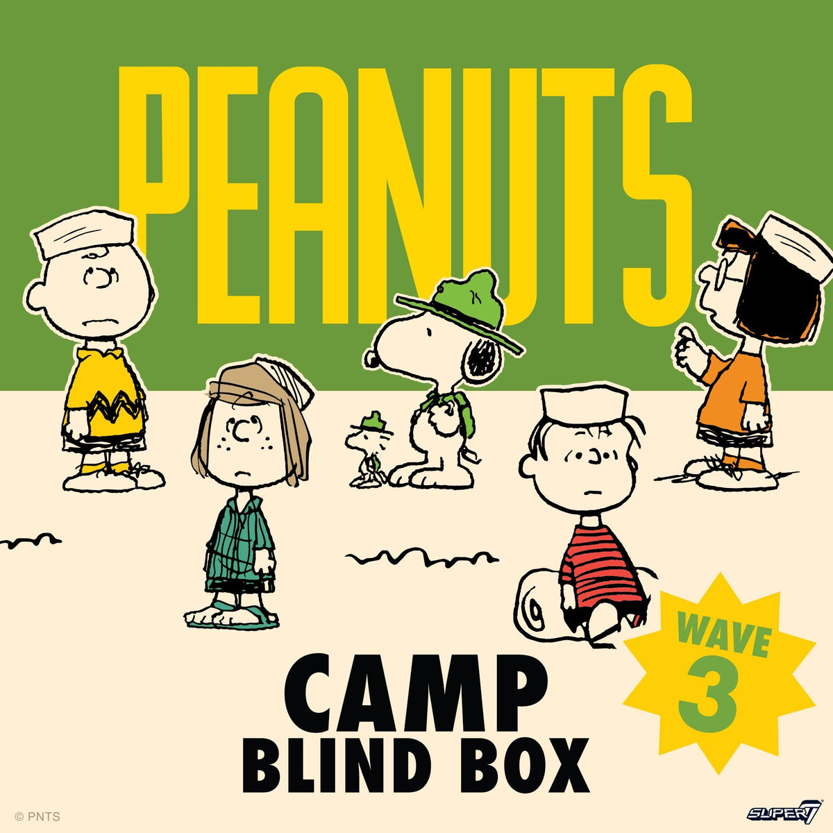 Peanuts Blind Box Wave 03 (Camp) - Blind Box Flat