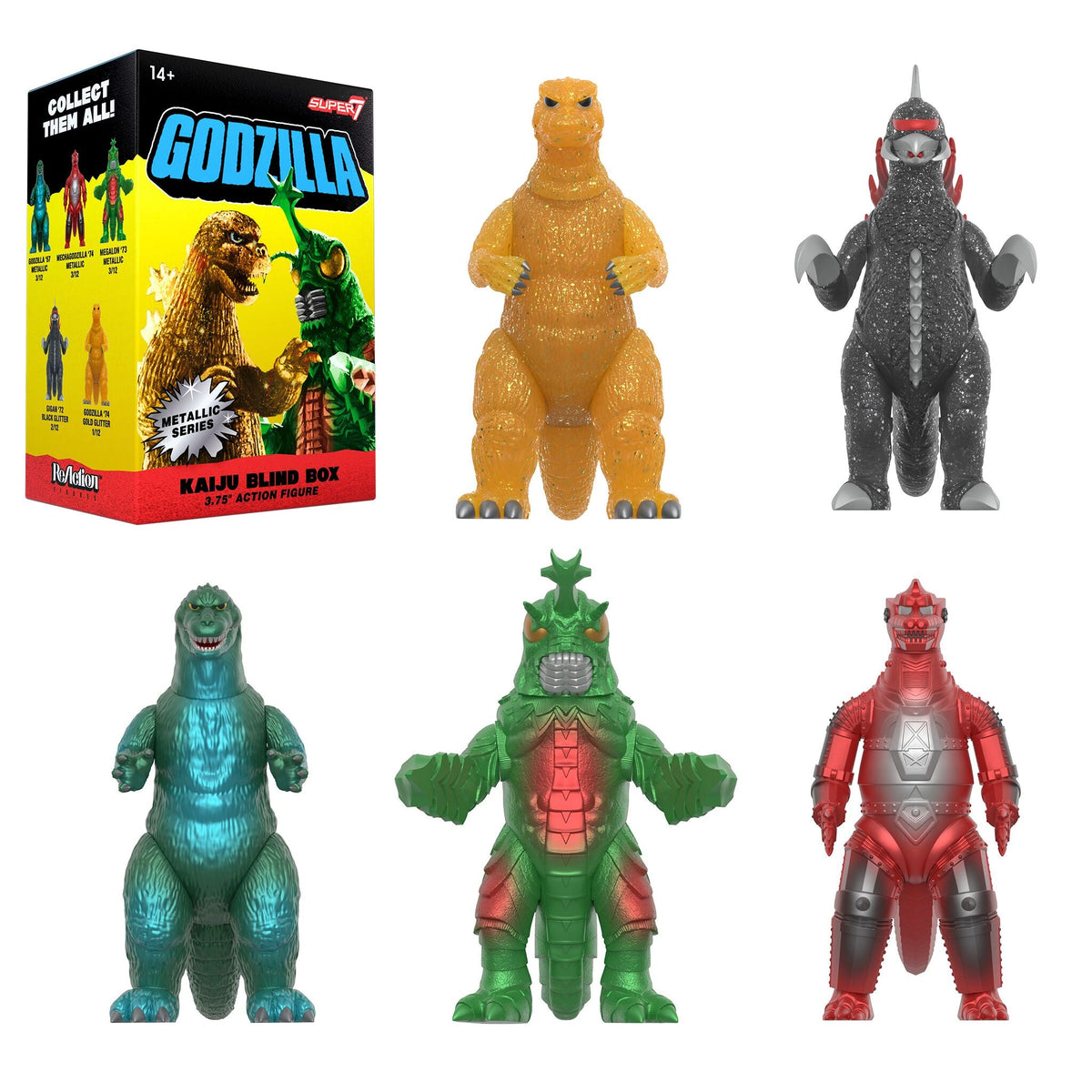 Toho Blind Box Wave 05 (Metallic) - Blind Box Flat