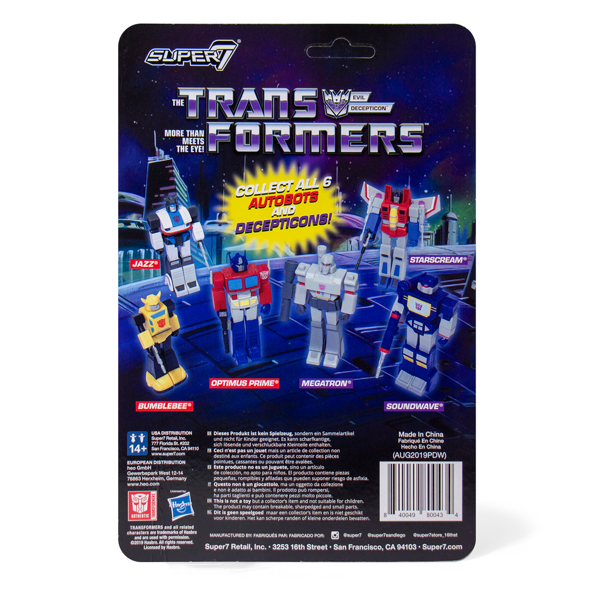 Transformers ReAction Figure - Soundwave