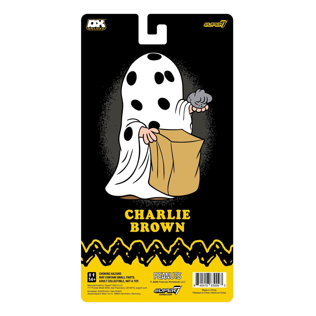 Peanuts DELUXE Wave 01 - Charlie Brown (with Ghost Sheet) & Snoopy (Flying Ace)