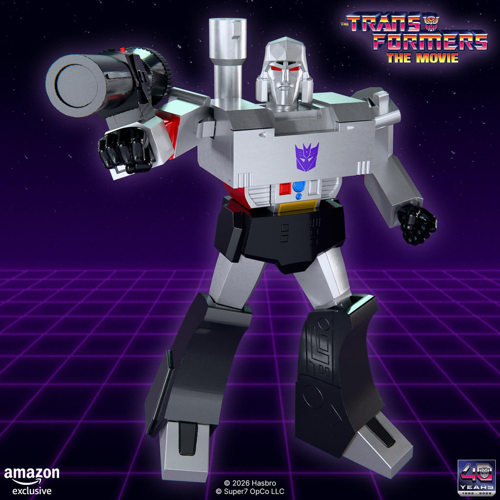 Transformers DELUXE Wave 03 (The Movie - AMZ) - Megatron (Metallic, VHS, The Movie)
