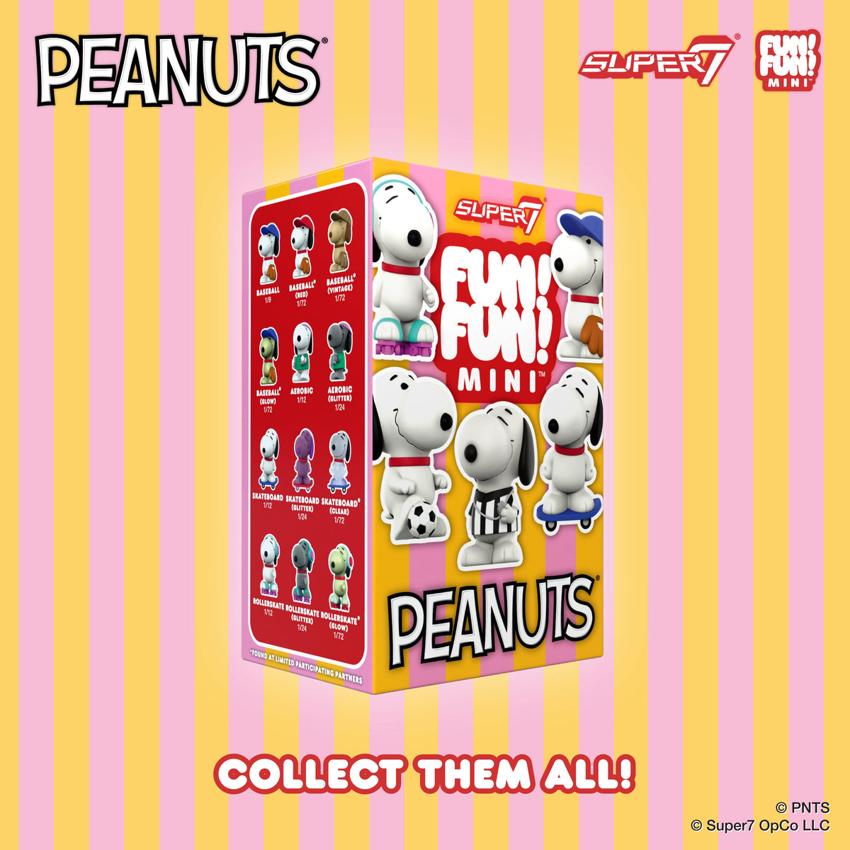 Peanuts FUN! FUN! MINI Wave 01 (Athlete Snoopy) - Individual Blind Box