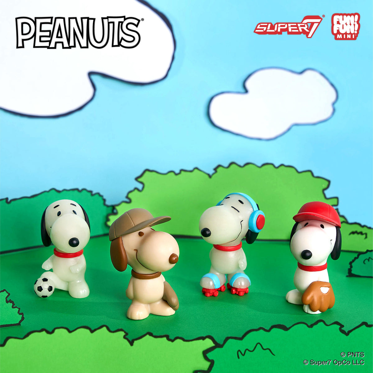 Peanuts FUN! FUN! MINI Wave 01 (Athlete Snoopy) - Blind Box - 9 per Flat