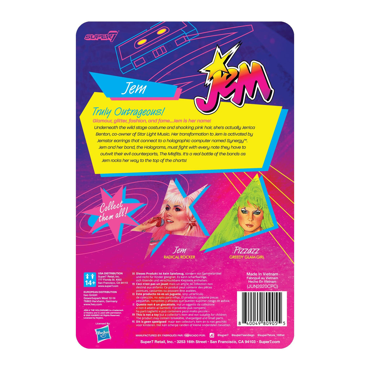 Jem and the Holograms ReAction Figure - Jem