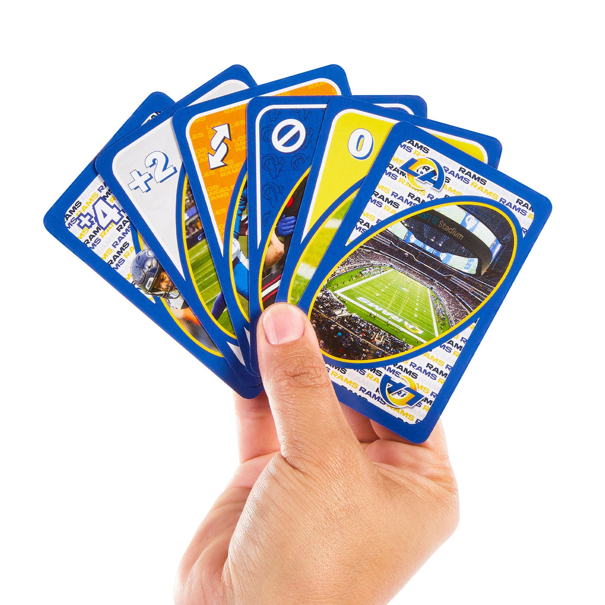 UNO Fandom NFL Los Angeles Rams Game Deck