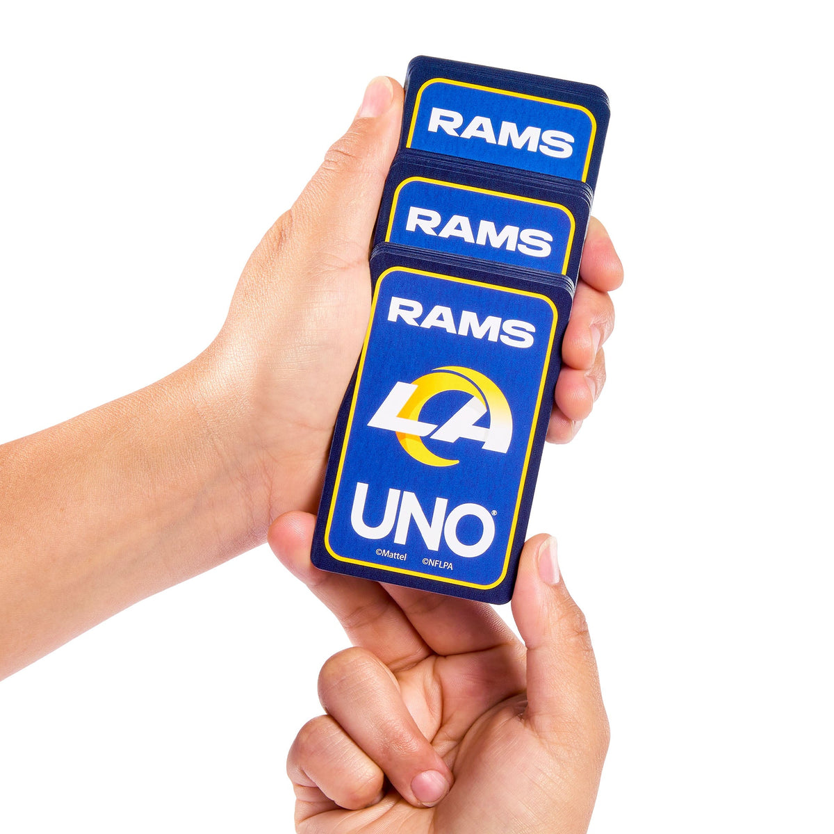 UNO Fandom NFL Los Angeles Rams Game Deck
