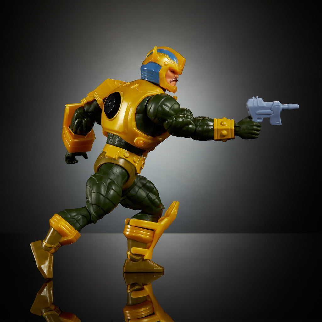 Masters of the Universe x Transformers Bumblebee Armor Man-At-Arms Action Figure