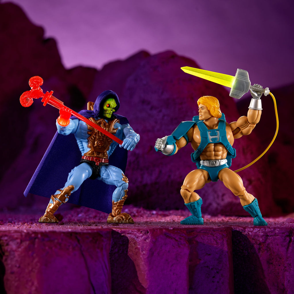 Masters of the Universe Origins Deluxe Good vs. Evil Laser Bundle