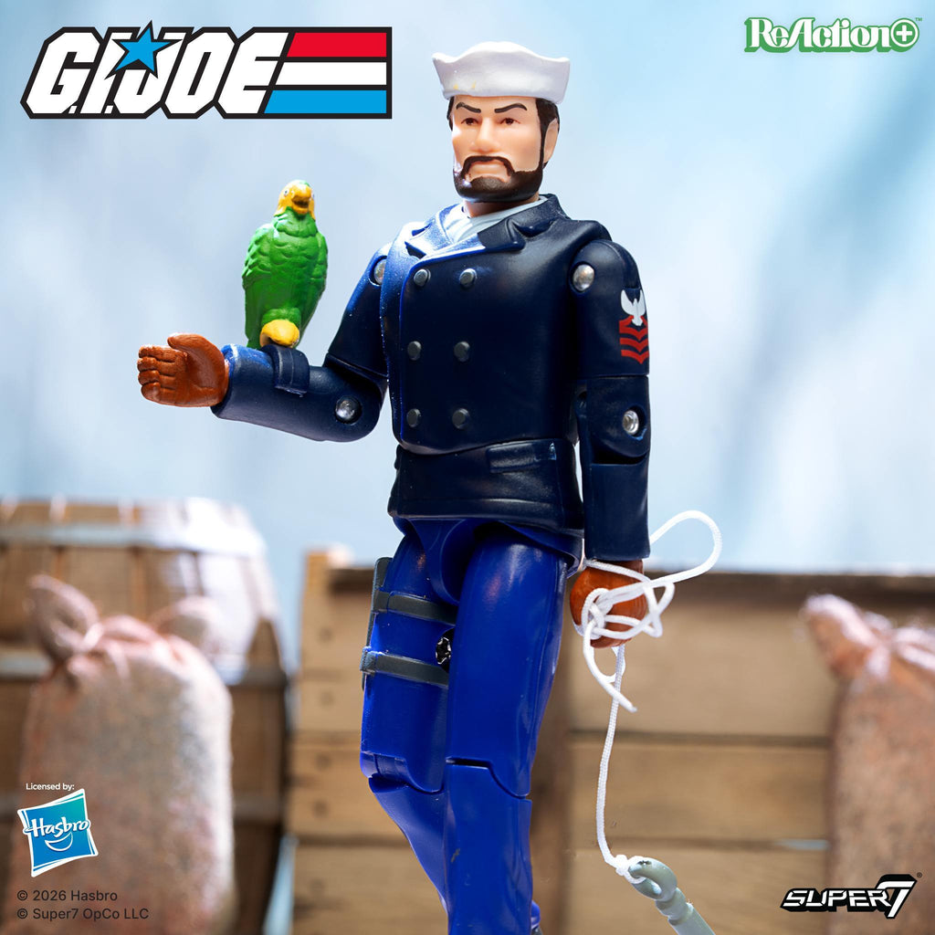 G.I. Joe ReAction+ Wave 10 - Flint, Shipwreck (Peacoat), Baroness (Arctic) & S.N.A.K.E Armor