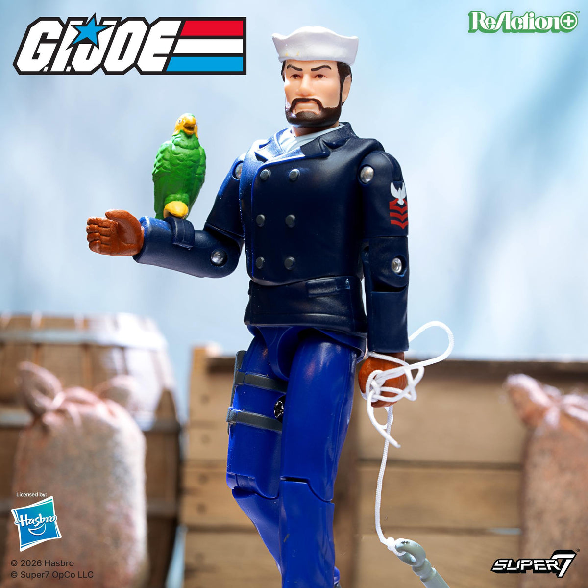 G.I. Joe ReAction+ Wave 10 - Flint, Shipwreck (Peacoat), Baroness (Arctic) & S.N.A.K.E Armor