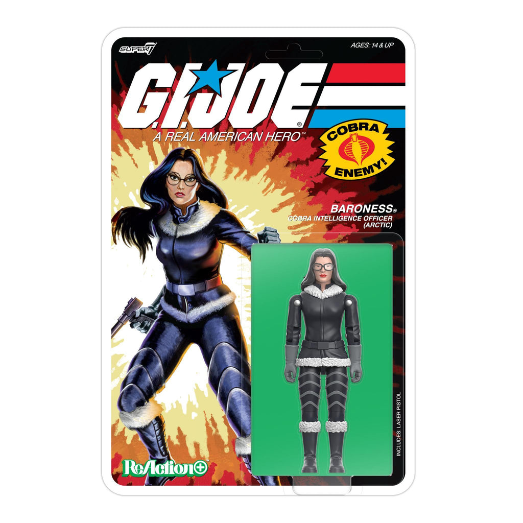 G.I. Joe ReAction+ Wave 10 - Flint, Shipwreck (Peacoat), Baroness (Arctic) & S.N.A.K.E Armor