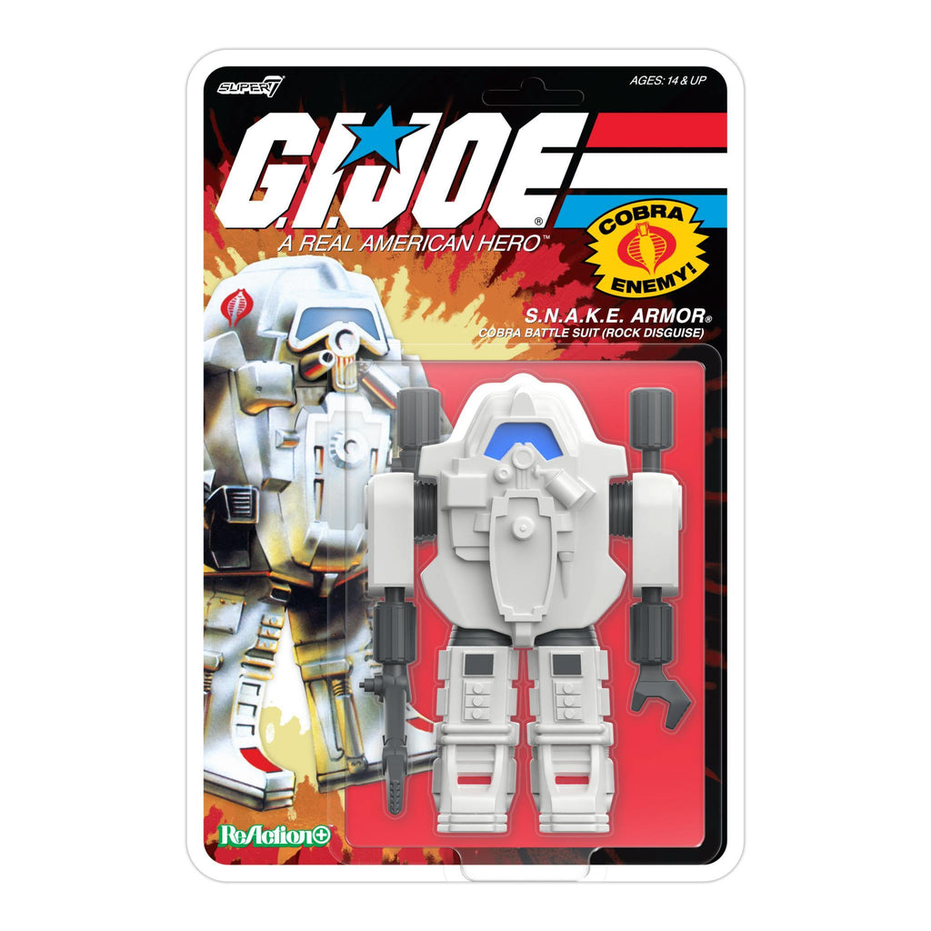 G.I. Joe ReAction+ Wave 10 - Flint, Shipwreck (Peacoat), Baroness (Arctic) & S.N.A.K.E Armor