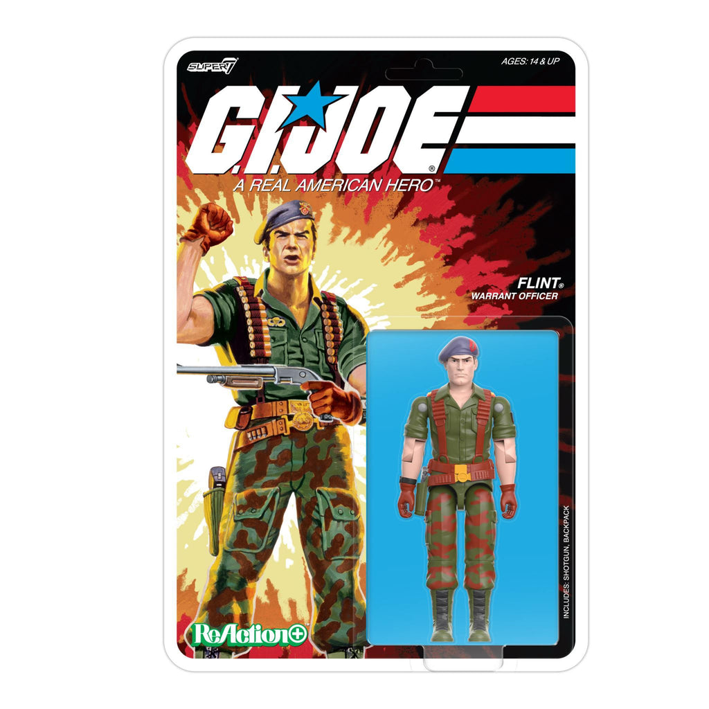 G.I. Joe ReAction+ Wave 10 - Flint, Shipwreck (Peacoat), Baroness (Arctic) & S.N.A.K.E Armor