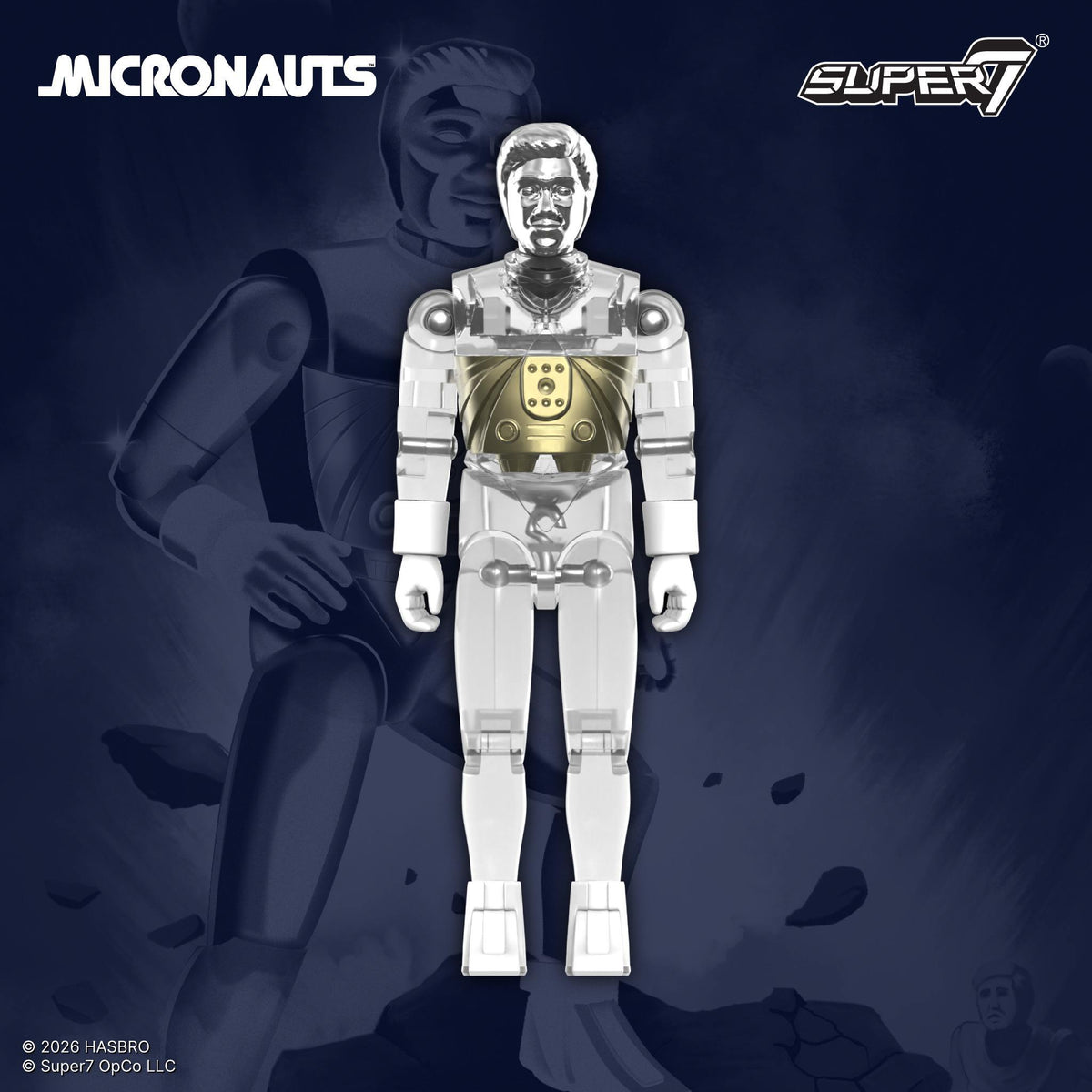 Micronauts ReAction+ Wave 06 - Time Traveler (Clear)