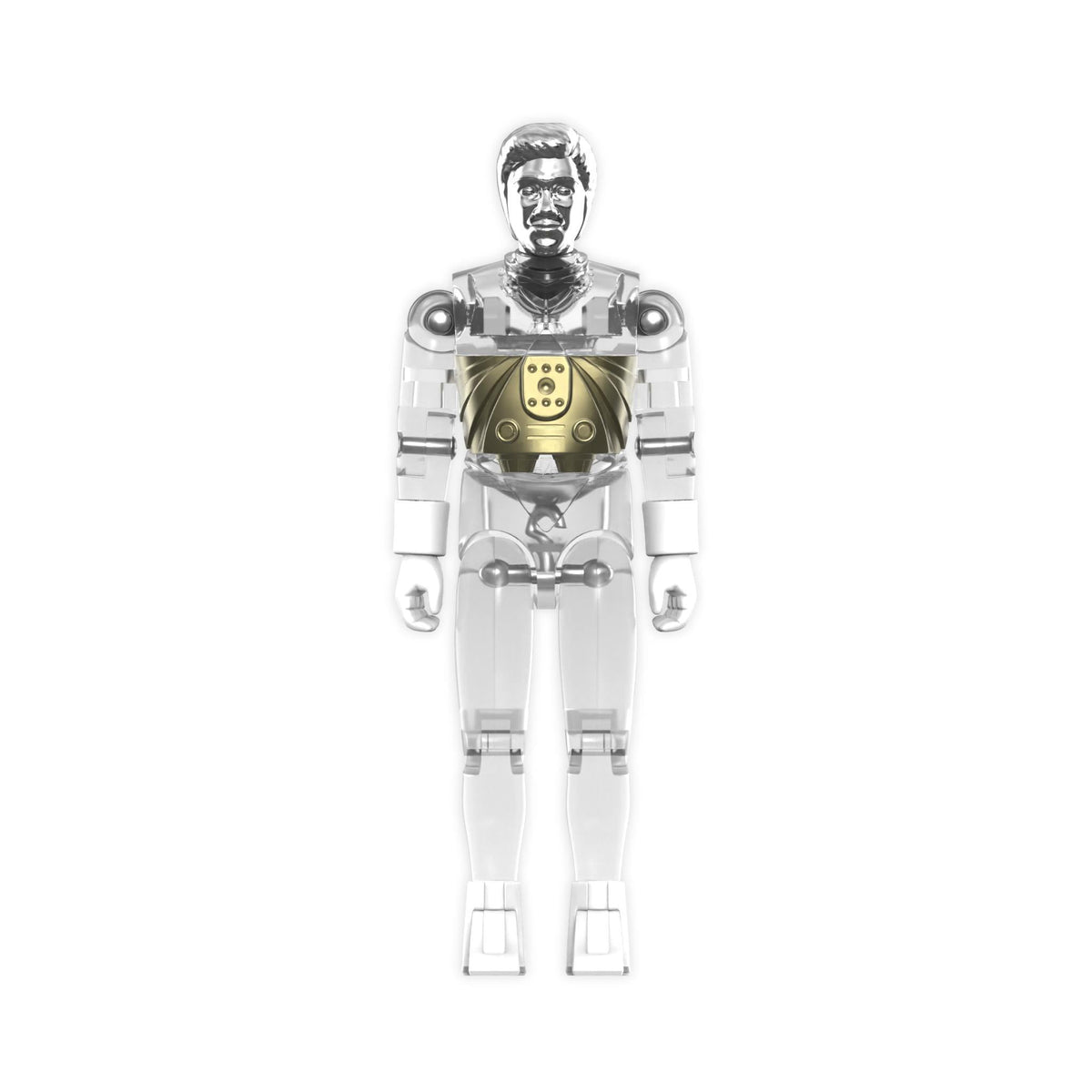 Micronauts ReAction+ Wave 06 Bundle - Time Traveler (Clear), Acroyear, Hat & T-Shirt