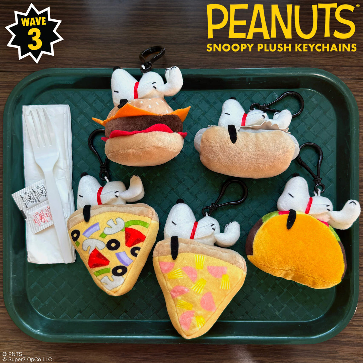 Peanuts Super Duper Plush Blind Box Wave 03 (Food) - Blind Box Flat