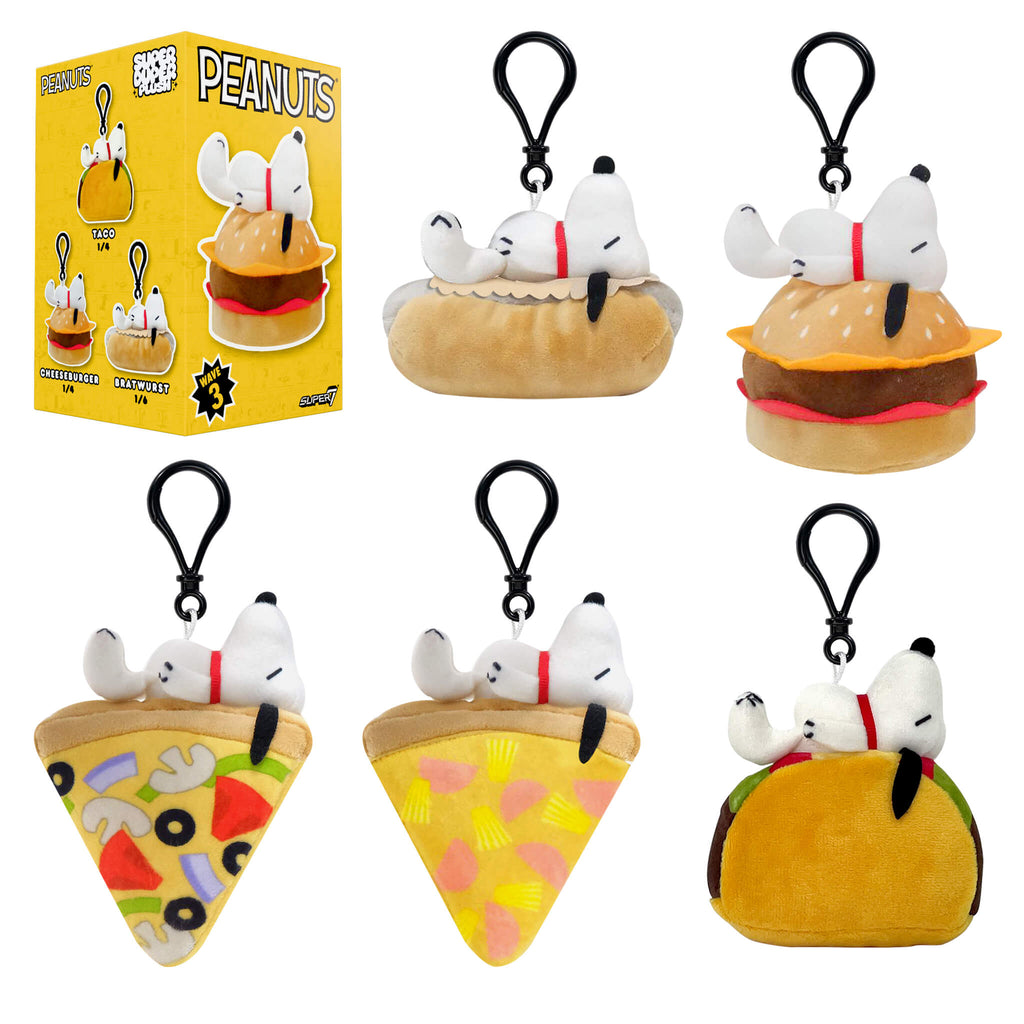 Peanuts Super Duper Plush Blind Box Wave 03 (Food) - Individual Blind Box