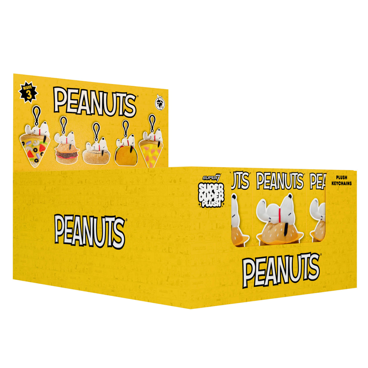 Peanuts Super Duper Plush Blind Box Wave 03 (Food) - Blind Box Flat