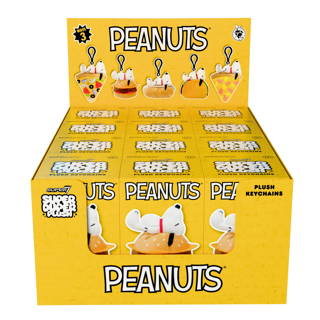 Peanuts Super Duper Plush Blind Box Wave 03 (Food) - Blind Box Flat