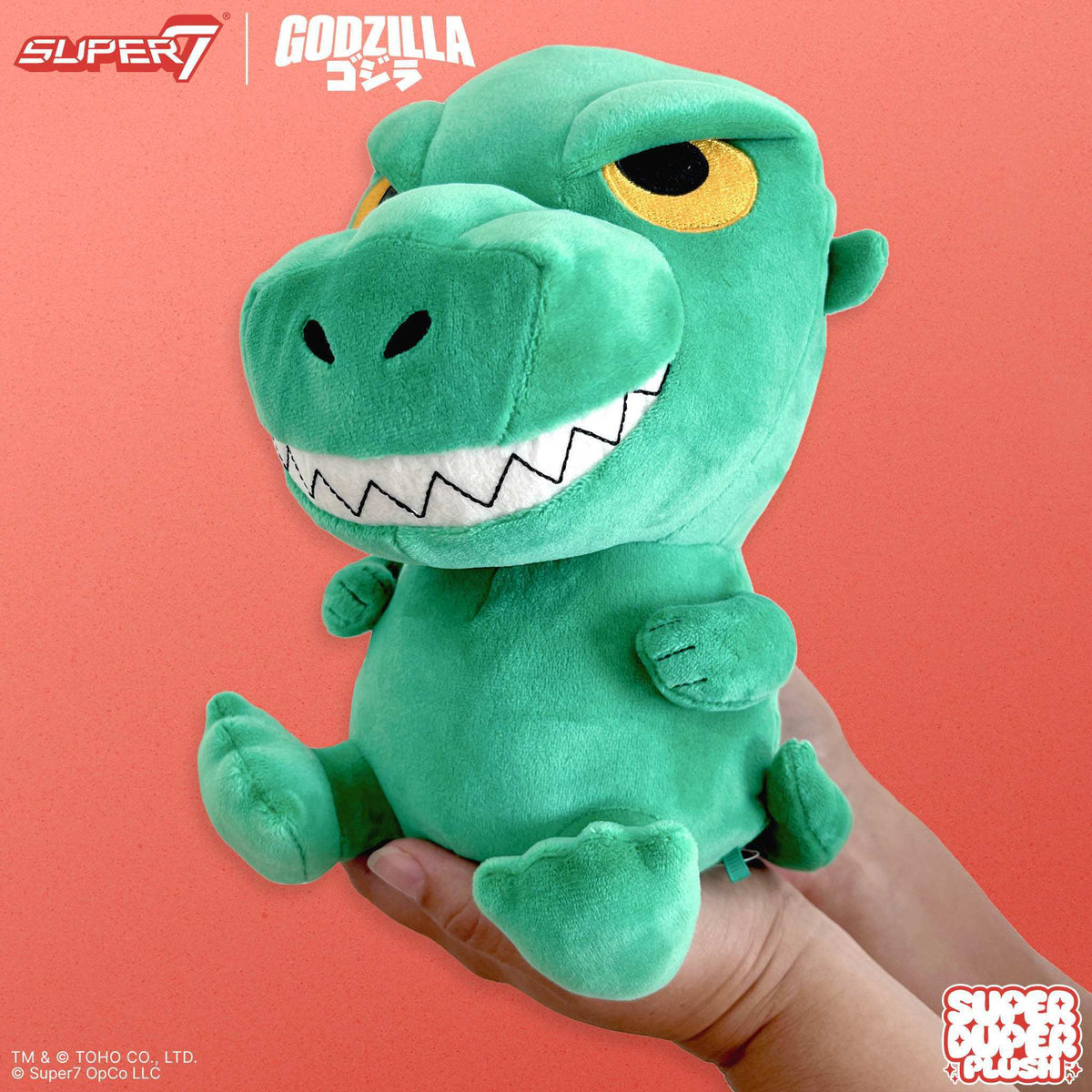 Toho Super Duper Plush Wave 03 - Hedorah & Godzilla '89 (Forest Green)