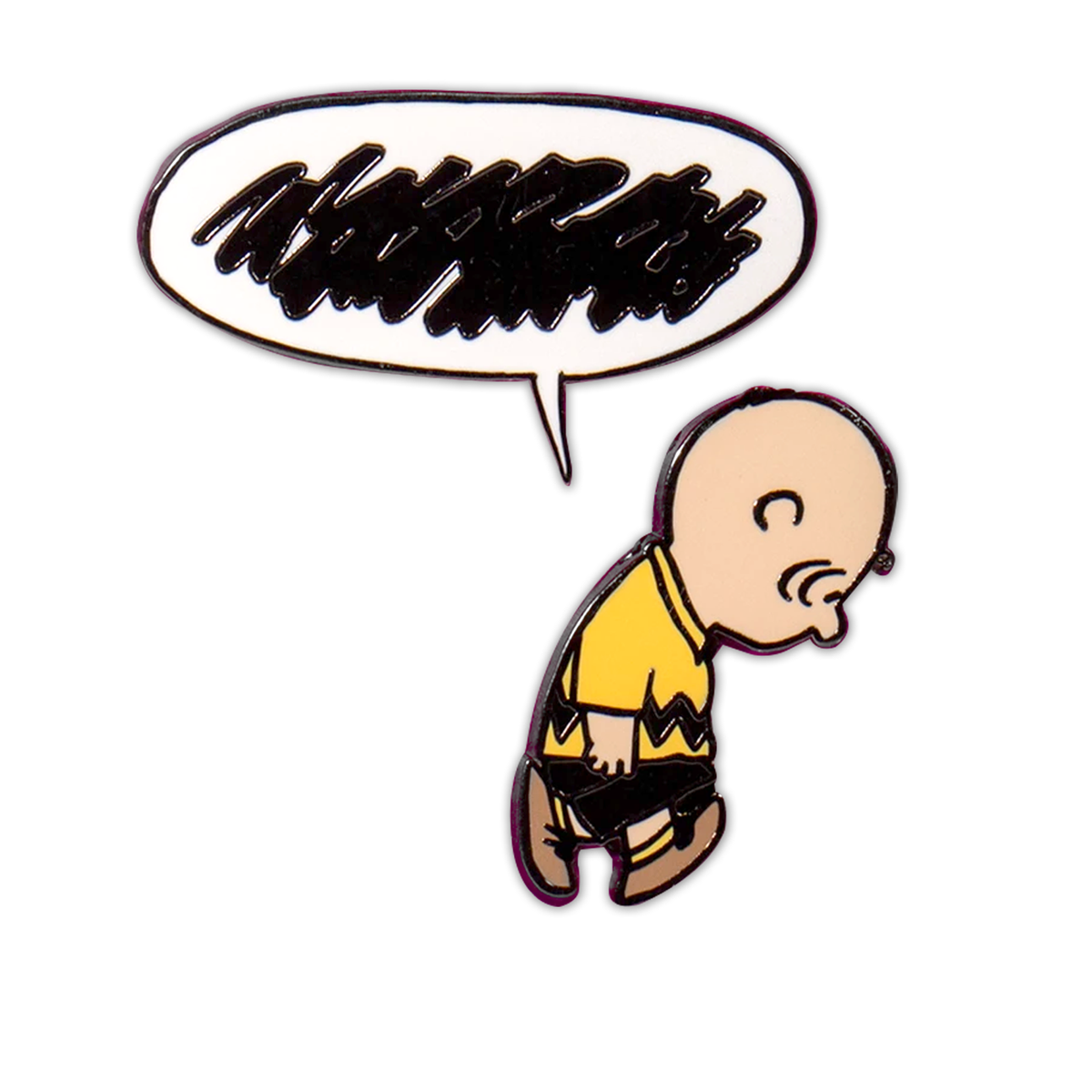 Peanuts Enamel Pin - Speech Bubble and Charlie Brown Set