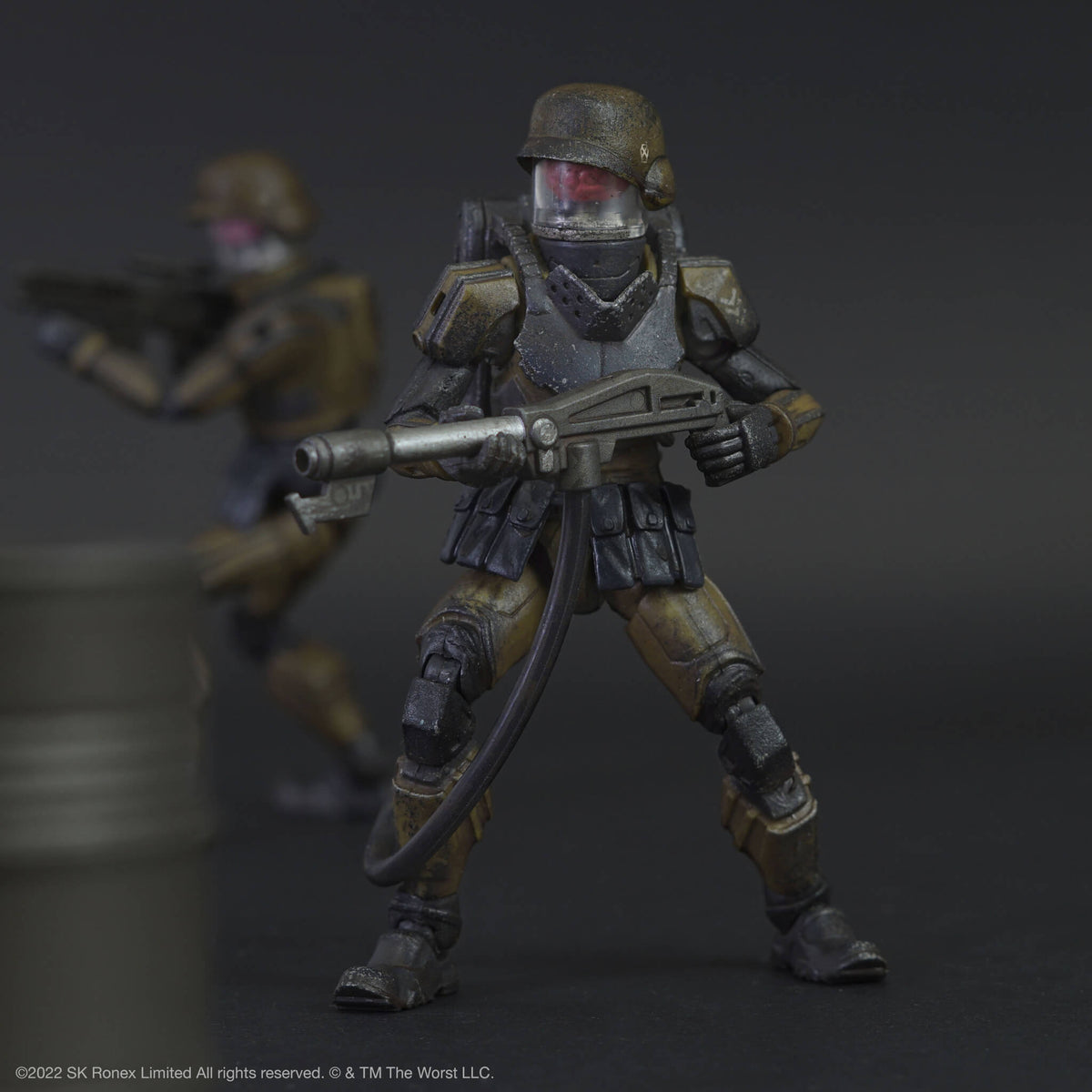 Acid Rain ReAction Figures W1 - Cortex Commander Flame Trooper Marine