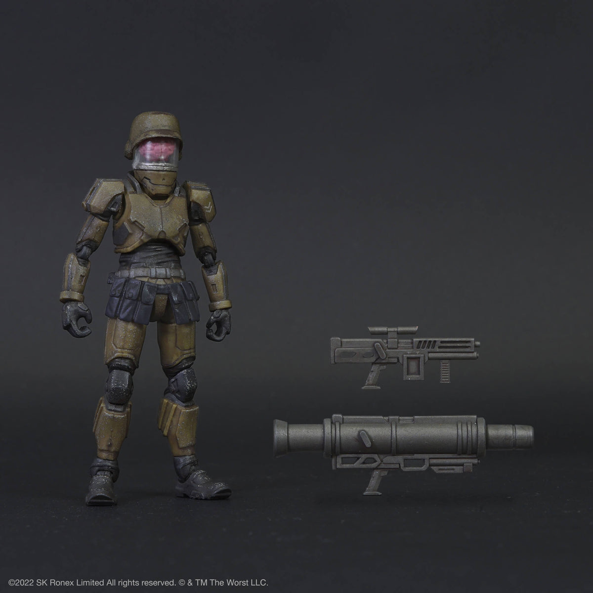Acid Rain ReAction Figures W1 - Cortex Commander Infantry Marine