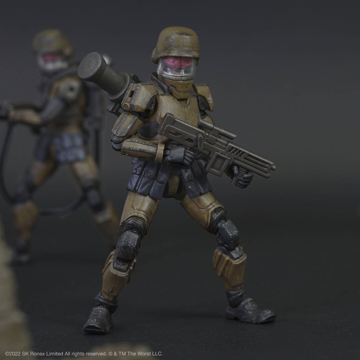 Acid Rain ReAction Figures W1 - Cortex Commander Infantry Marine