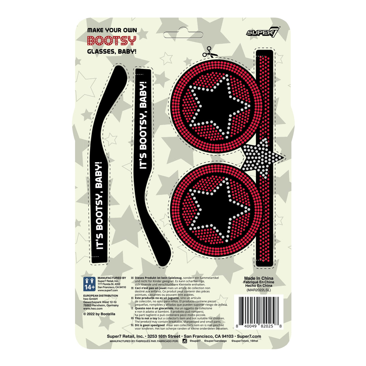 Bootsy Collins ReAction Figure - Bootsy Collins (Red and White)